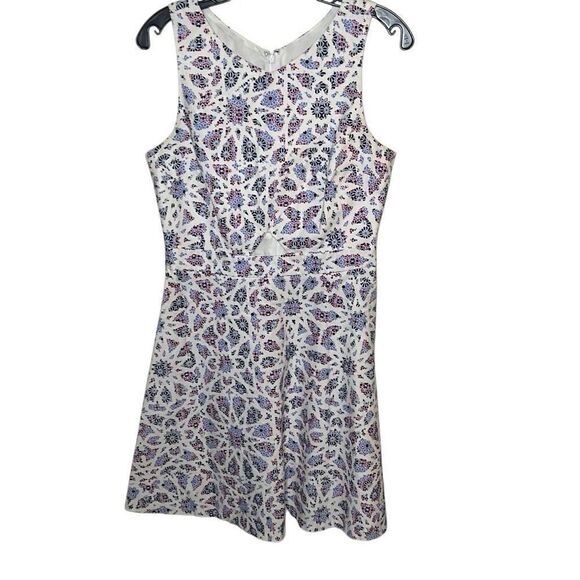 Cece Cynthia Steffe Eastyn Women’s Size 8 Fit & Flare Dress Mosaic Cutout - Picture 1 of 6